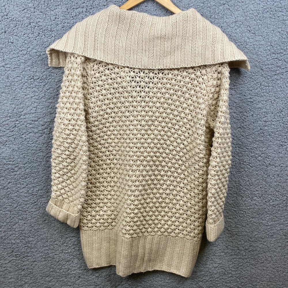 Talbots Chunky Womens Sweater Cardigan Acrylic Wool Alpaca blend Size Medium - Picture 7 of 7